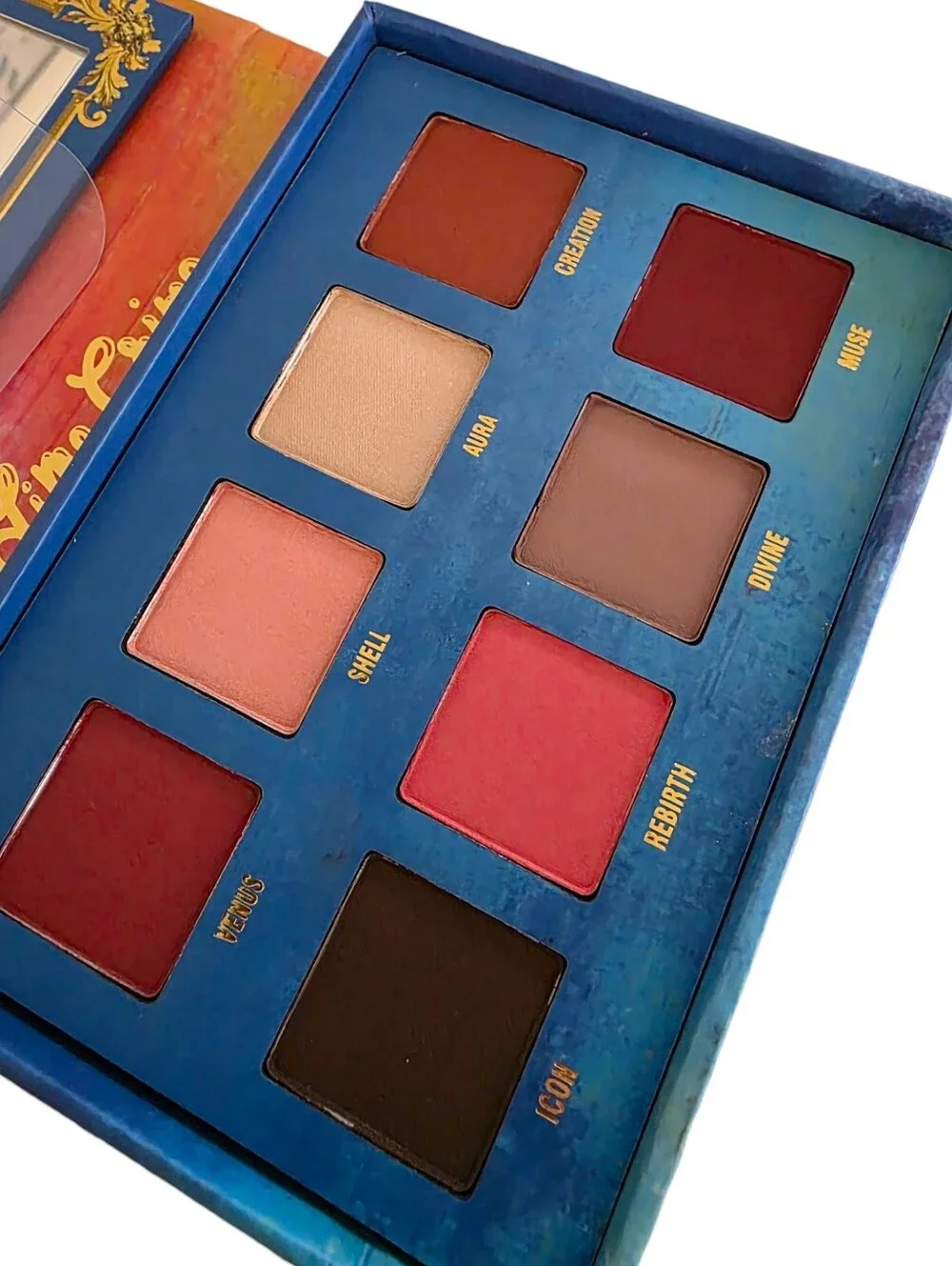 Lime Crime Venus Eyeshadow Palette NEW IN BOX Burgundy Red Coral Fall
